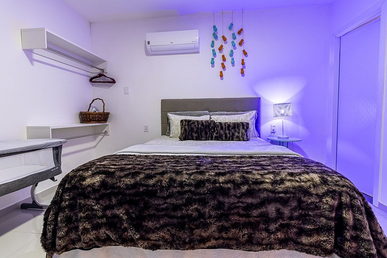 APARTAMENTO 30 METROS DO MAR, PACOTE MENSAL ECÔNOMICO