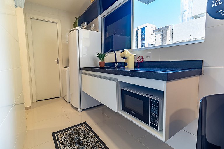 APARTAMENTO 30 METROS DO MAR, PACOTE MENSAL ECÔNOMICO