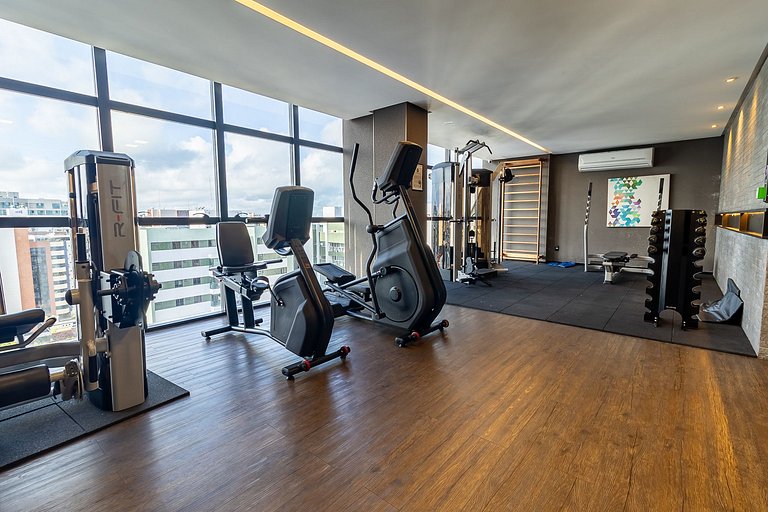 Apartamento conforto e lazer na ponta verde