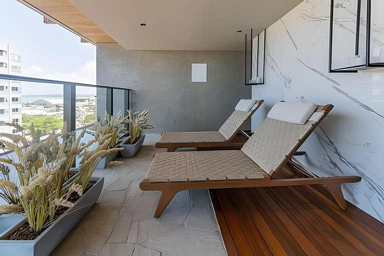 Varanda Vista Mar Rooftop,Recepção 24 horas e Wifi