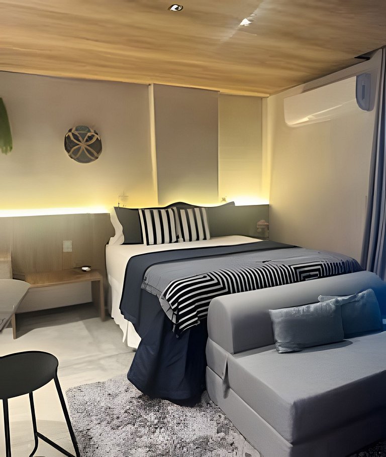 Apartamentos Beira Mar Pajuçara com vista para o mar Varanda
