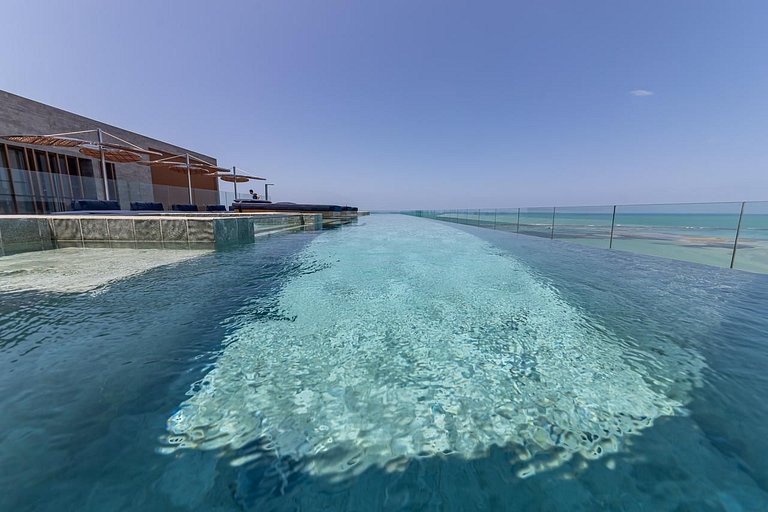 Apartamentos Beira Mar Pajuçara com vista para o mar Varanda