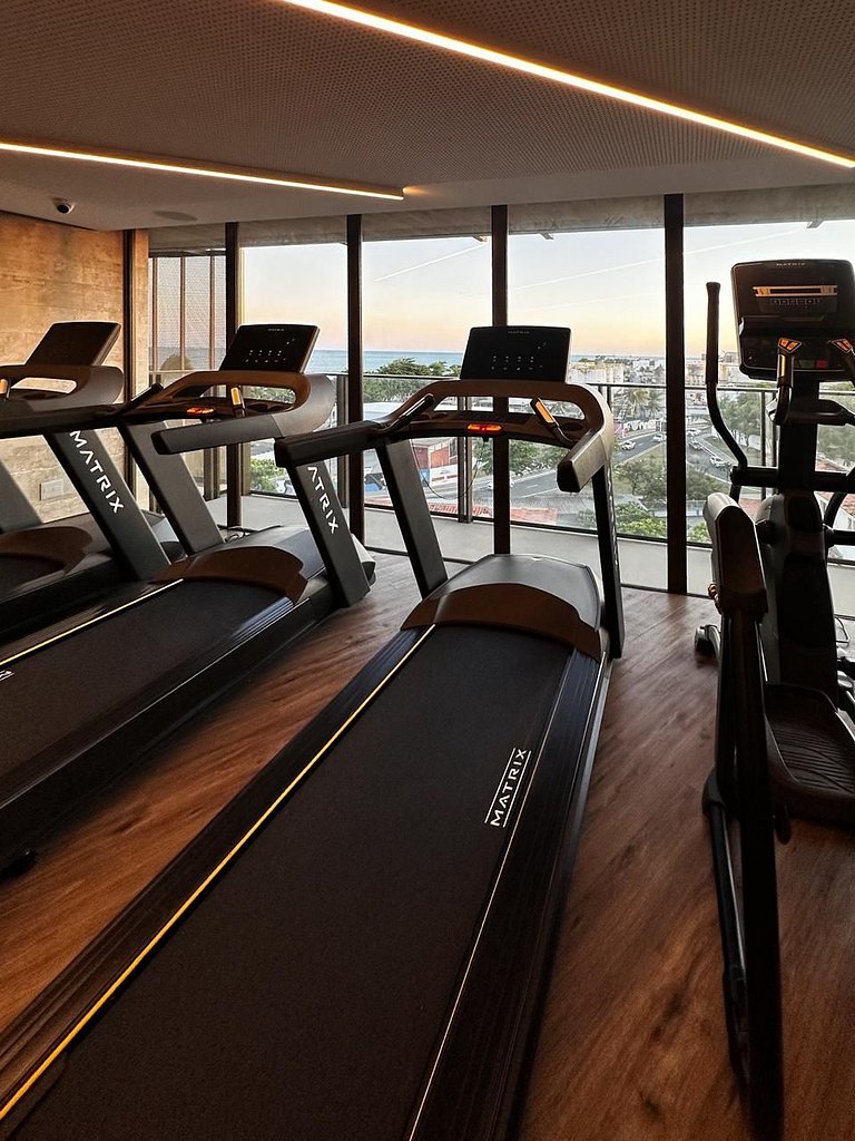 Apartamentos Beira Mar Pajuçara com vista para o mar Varanda