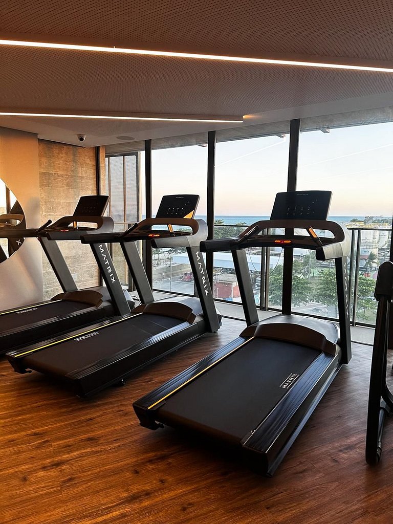 Apartamentos Beira Mar Pajuçara com vista para o mar Varanda
