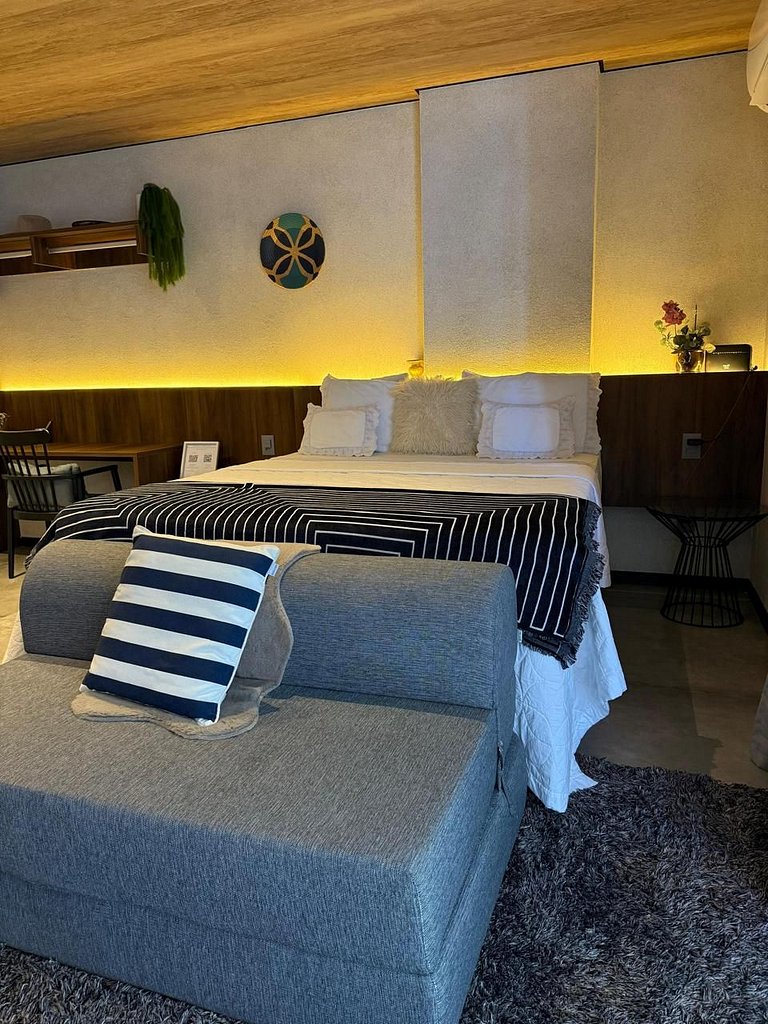 Apartamentos Beira Mar Pajuçara com vista para o mar Varanda