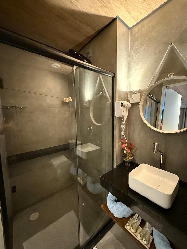 Apartamentos Beira Mar Pajuçara com vista para o mar Varanda