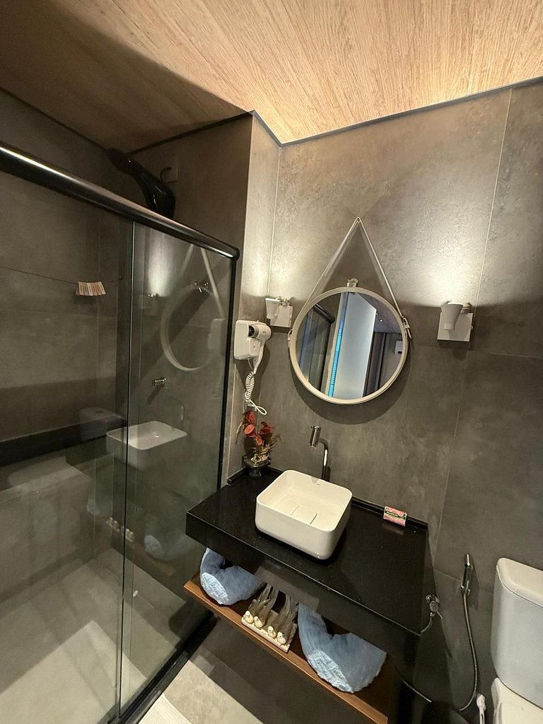 Apartamentos Beira Mar Pajuçara com vista para o mar Varanda